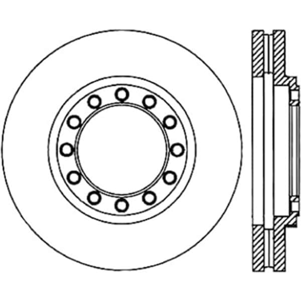 Centric Parts Gcx Brake Rotor, 320.43016 320.43016 - main